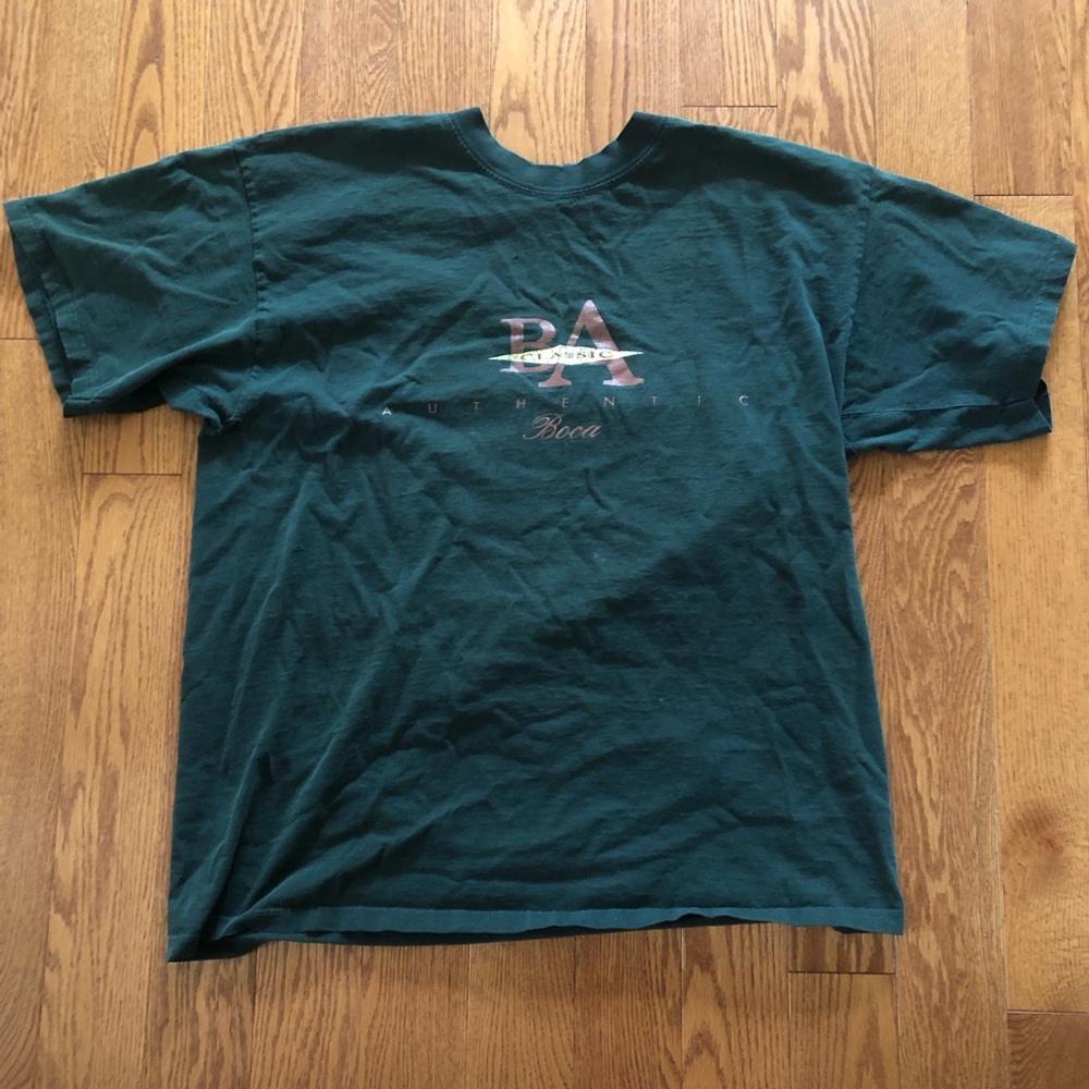 Vintage Green Boca T shirt